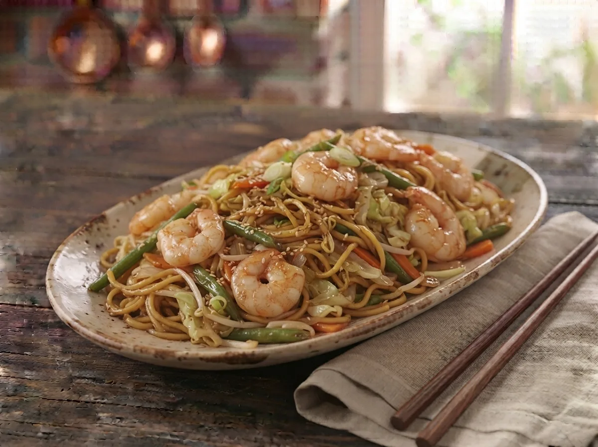 Karidesli Chow Mein